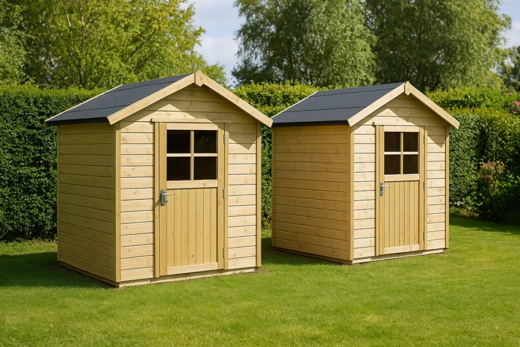 peut-on mettre 2 abris de jardin de 5m2