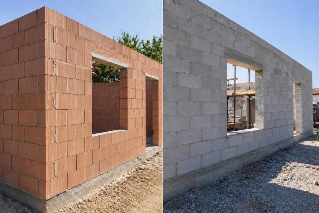 construction maison brique vs parpaing