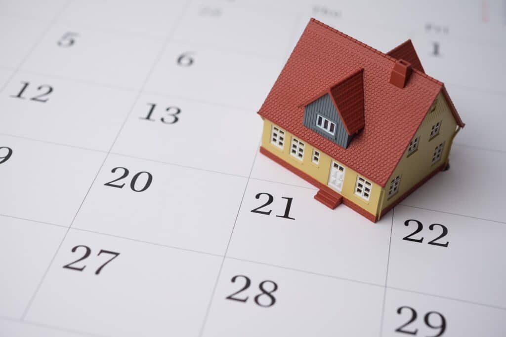 calendrier de construction d'une maison