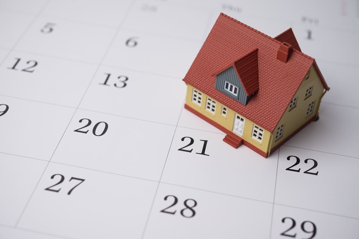 calendrier de construction d'une maison