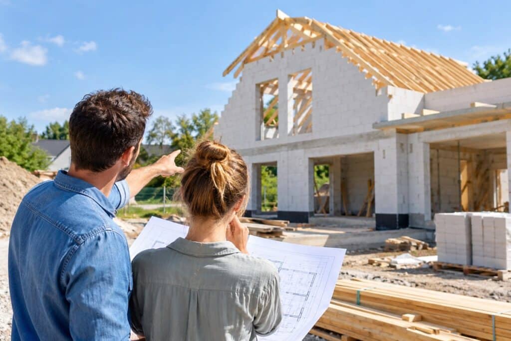Projet de maison en construction