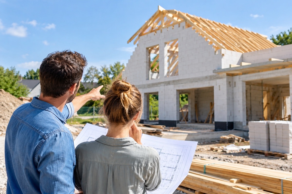 Projet de maison en construction